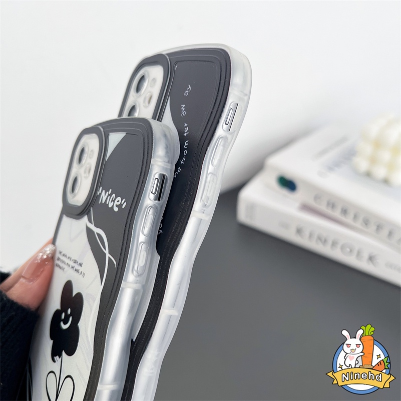 Realme C35 C33 C31 C30 C30s 10 9 Pro+ C21 C21Y C25Y C25 C25s C20 C20A C17 Realme C15 C12 C11 8 8i 7i 5 5i 5s 6i C3 Narzo 50 50i 50A Prime Fashion Butterfly Telepon Tepi Bergelombang Anti Jatuh Sarung