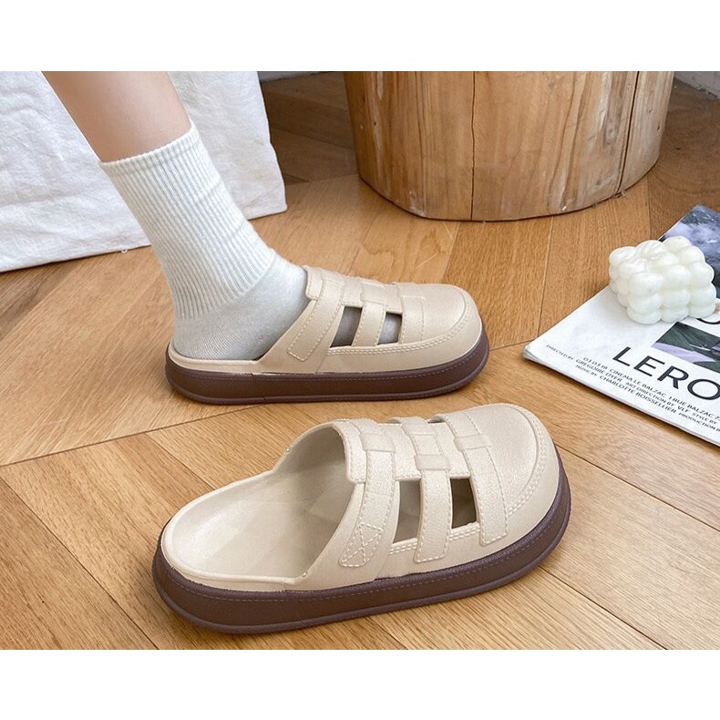TOPGROSIR TG1692 Sandal Selop Bapao Import Sandal Tulang Selop Bulat Terbaru
