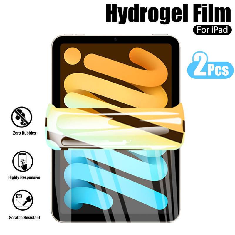 2pcs HD Hydrogel Film Untuk iPad Air Mini6 5 4 3 2 1 10.5 10.9 7.9 8.3 inch Pelindung Layar Untuk iPad Pro 11 12.9 2018 2020 2021 2022 10 9 8 7 6 5 10.9 10.2 9.7 inch Film blue light