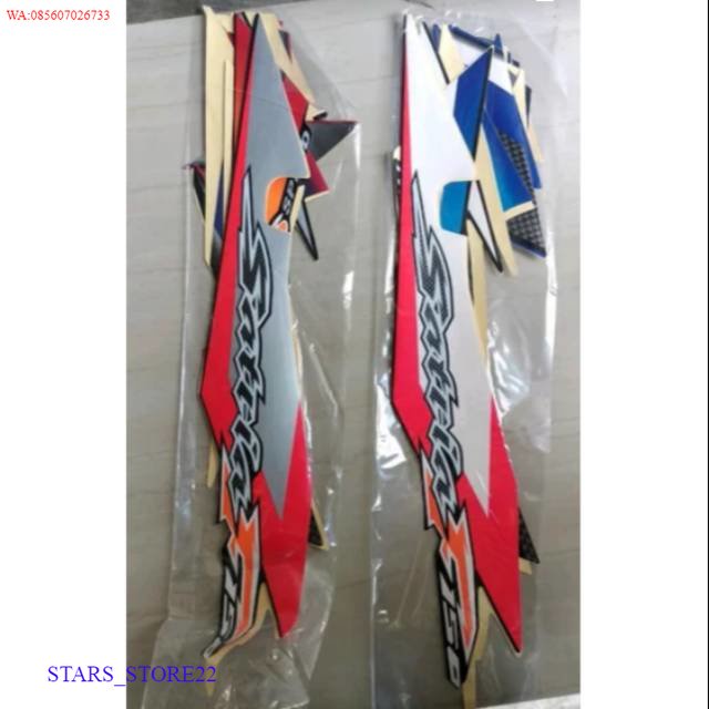 (ORI) Striping-lis-sticker satria fu thailand 2004-2005 KUALITAS ORIGINAL PABRIK