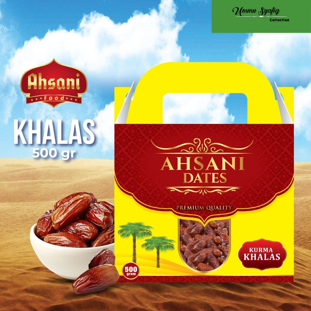 

AHSANI DATES Kurma Khalas 500 Gr