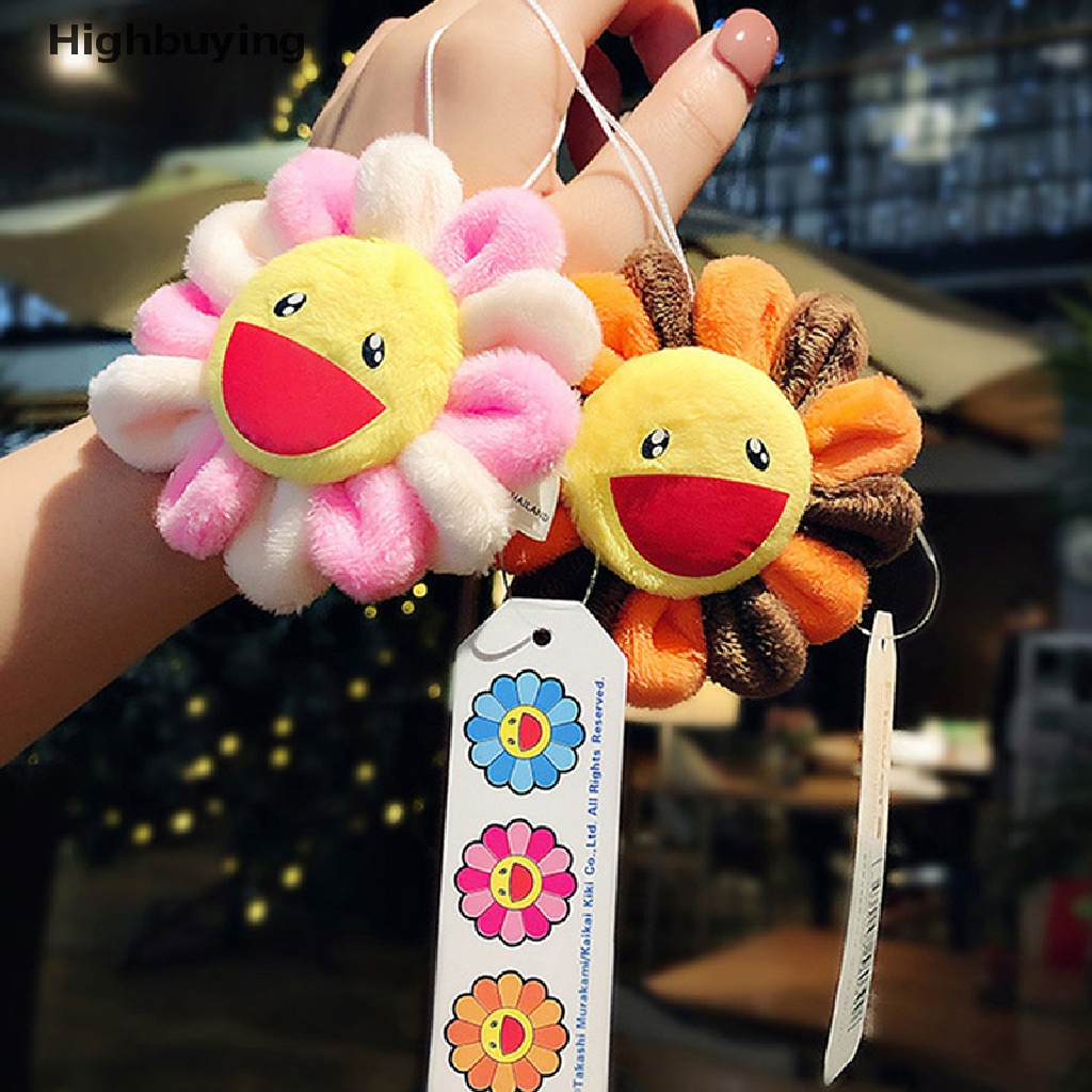 Hbid 8.5 cm Lembut Mini Bunga Matahari Mewah Liontin Warna-Warni Boneka Mainan Tas Sekolah Untuk Gantungan Kunci Lucu Bros Buket Mainan Boneka DIY Ornamen Hadiah Glory