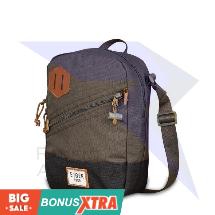 Tas Selempang EIGER1989 COASTER 3.0 POUCH Olive Blue 91000 5345 Original  KEREN AWET