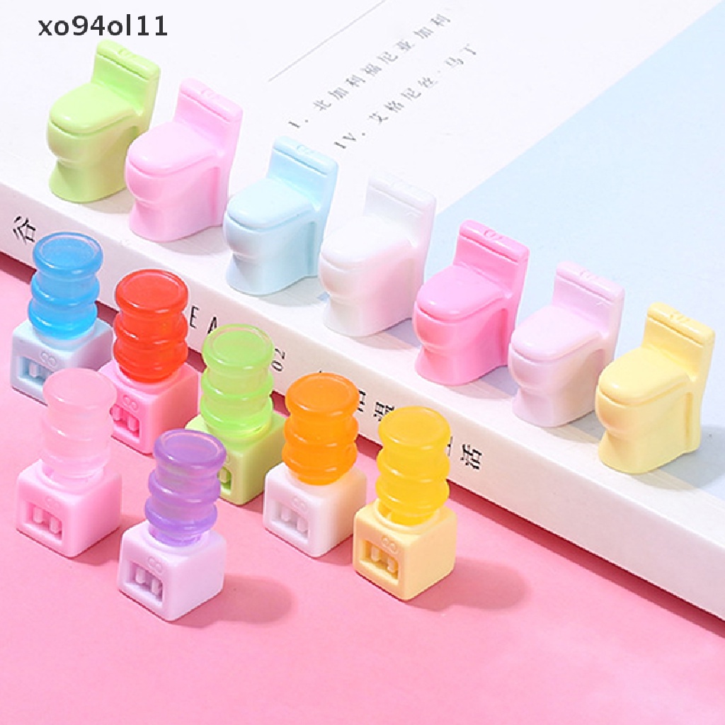 Xo 1PC Aksesoris Dekorasi Rumah Boneka model dispenser Air Mini luminous OL