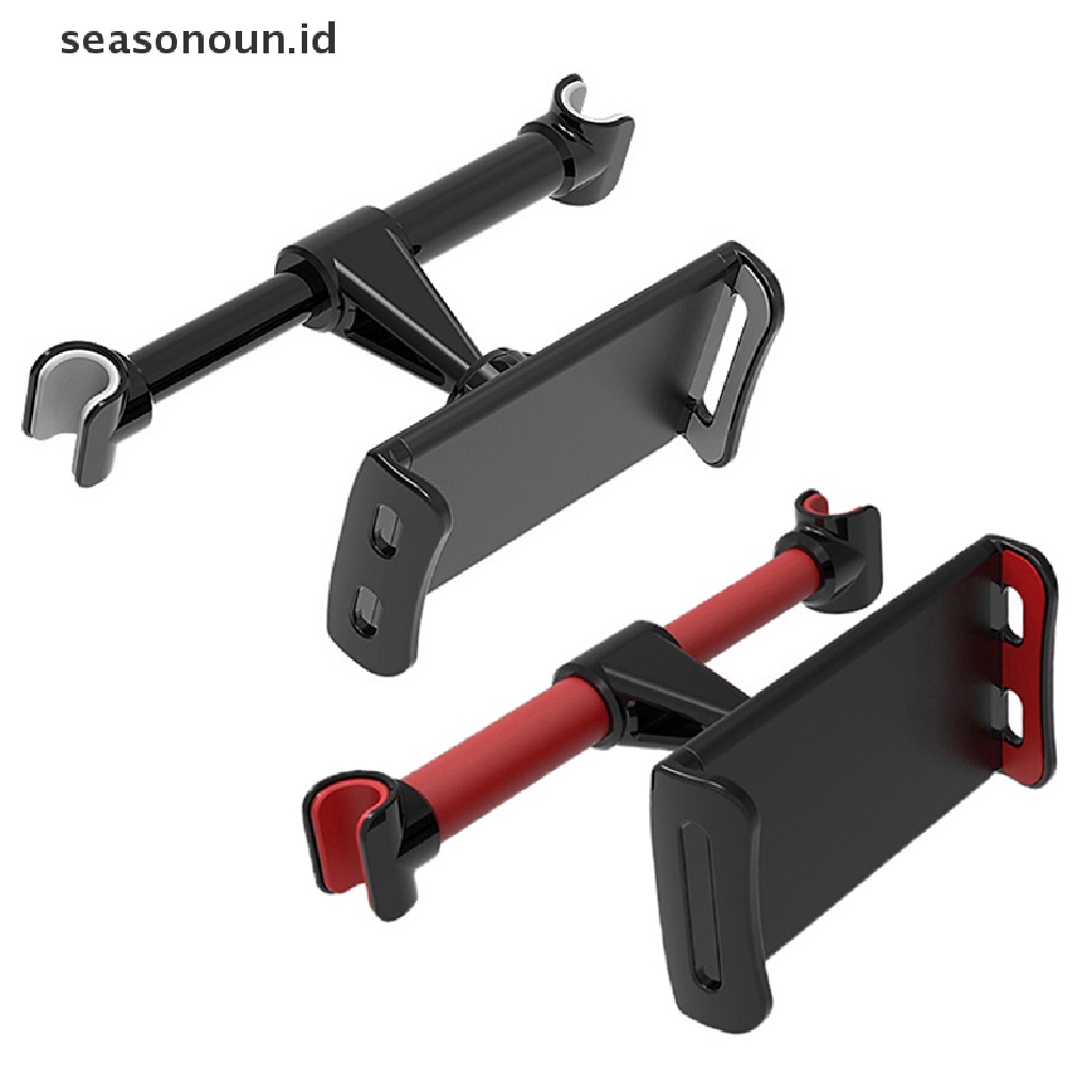 Seasonoun Universal Holder Car Rear Pillow Phone Holder Tablet Rotasi 360derajat Car Stand Adjustable Back Seat Stand Headrest Moung.