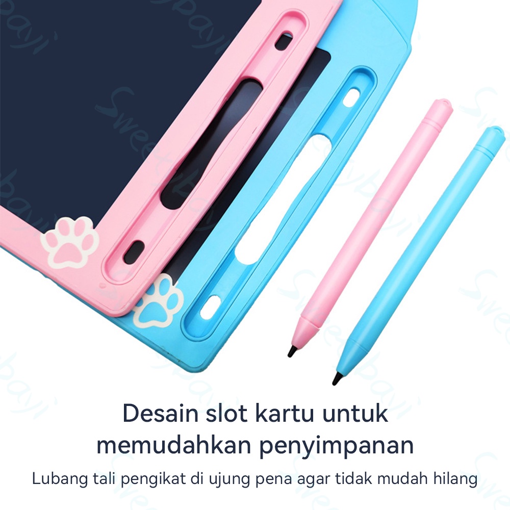 SweetyBayi lcd Tablet drawing writing cat bear Papan tulis anak gambar Drawing writing pad