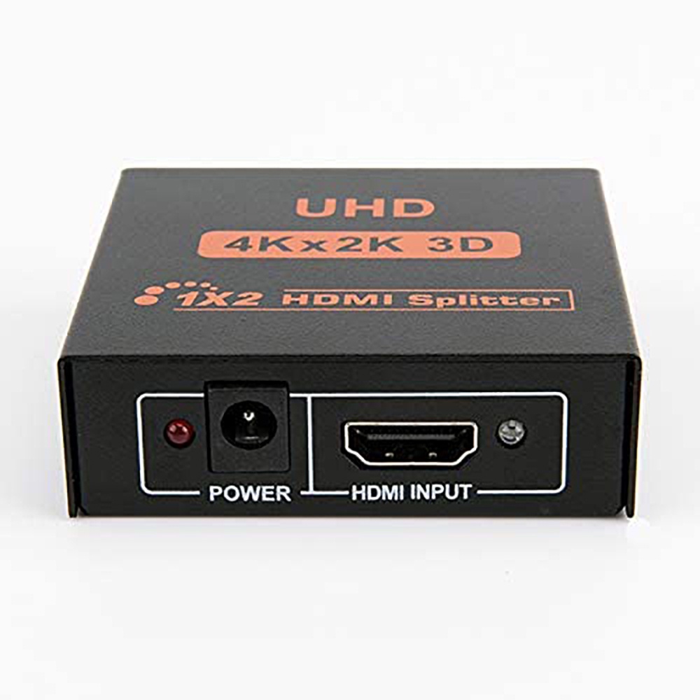 HDMI Splitter 2 Port Hub 1X2 HD Split 1 In 2 Out 3D 1080P