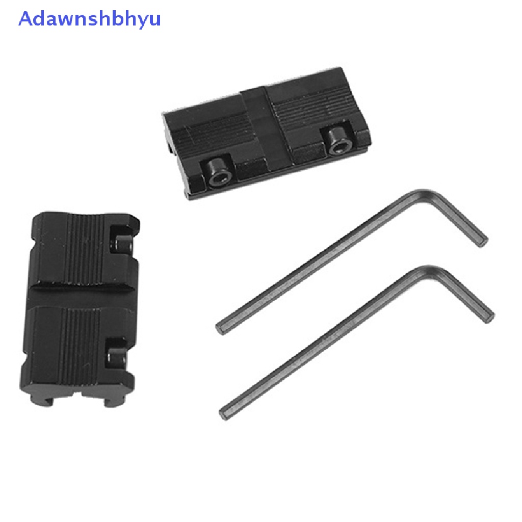 Adhyu 2Pcs Adapter Mount Base 11mm Pas 20mm Penenun Picany Rel ID