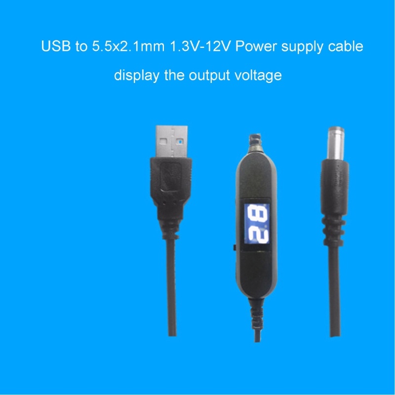 Zzz USB 5V Ke DC 15v-12V USB Voltage Step Up Converter Kabel Volt Transformer Line