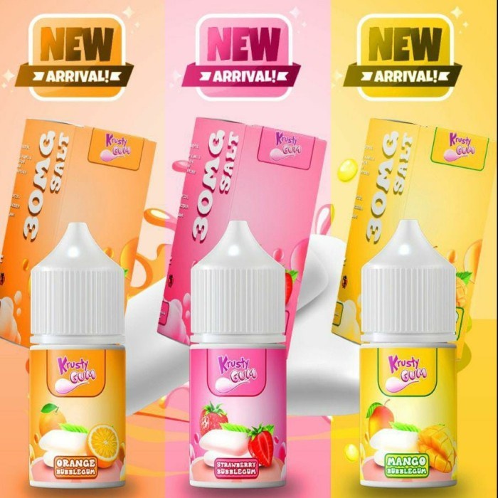 Krusty Gum Bubblegum Series Salt Nic 30ML by JavaJuice 100% Original