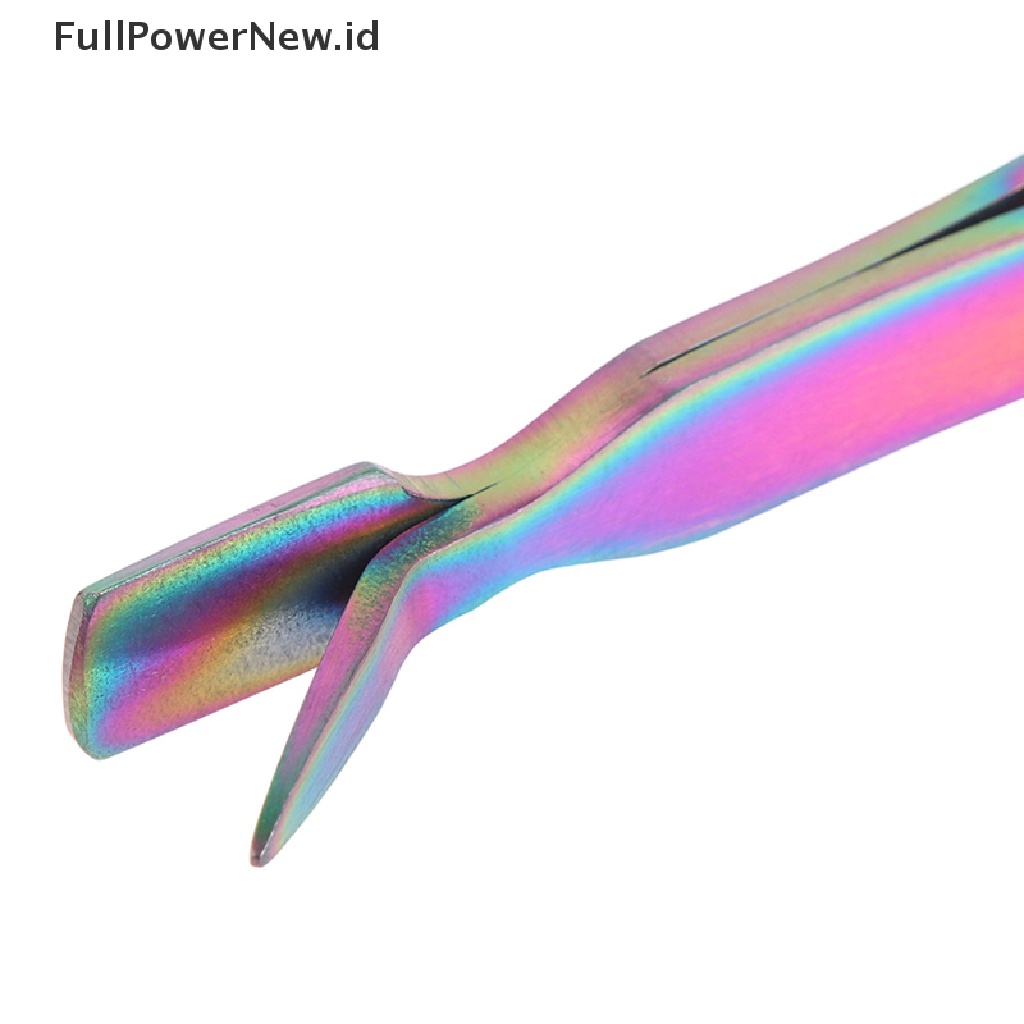 Power Pinset Pembentuk Kuku Bahan Stainless Steel Untuk UV Gel Tips Nails Shaping Clips ID