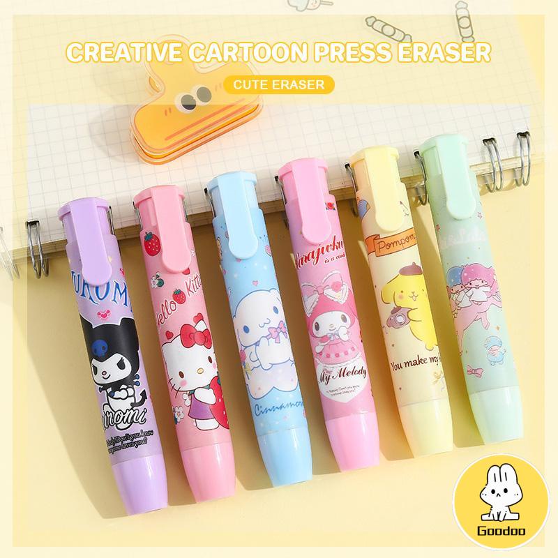 Eraser Cartoon Press Pen Modeling Koreksi Karet Alat Tulis Sekolah -Doo