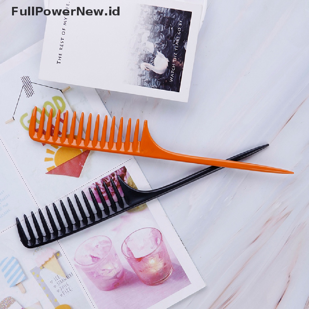 Power 1pc Tip Ekor Sisir Salon Sikat Rambut Alat Penata Rambut Diy Hair Wide Teeth Combs ID