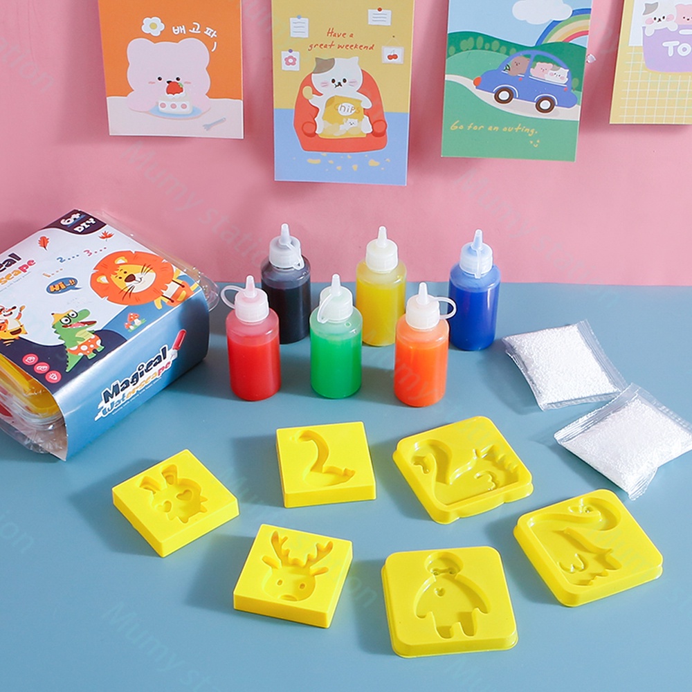 Mumystation Diy Magical Waterscape Mainan Prakarya Anak Mainan Jelly Air Magic