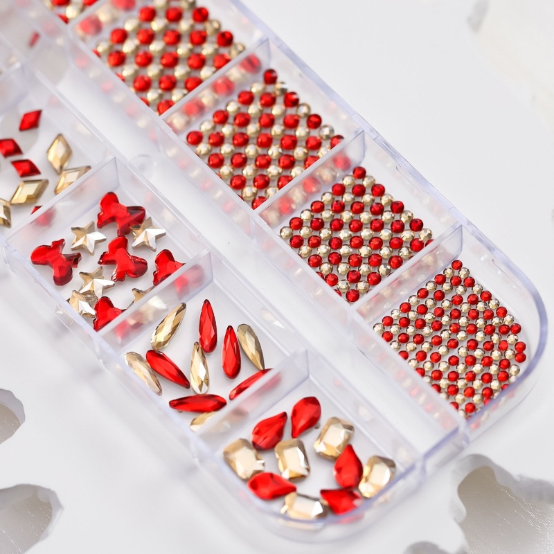 Siy Clear Nail Art Rhinestones Clear Galss Kuku Permata 3d Glitter Nail Art Dekorasi Perhiasan Kuku Datar Kembali Kuku Kristal