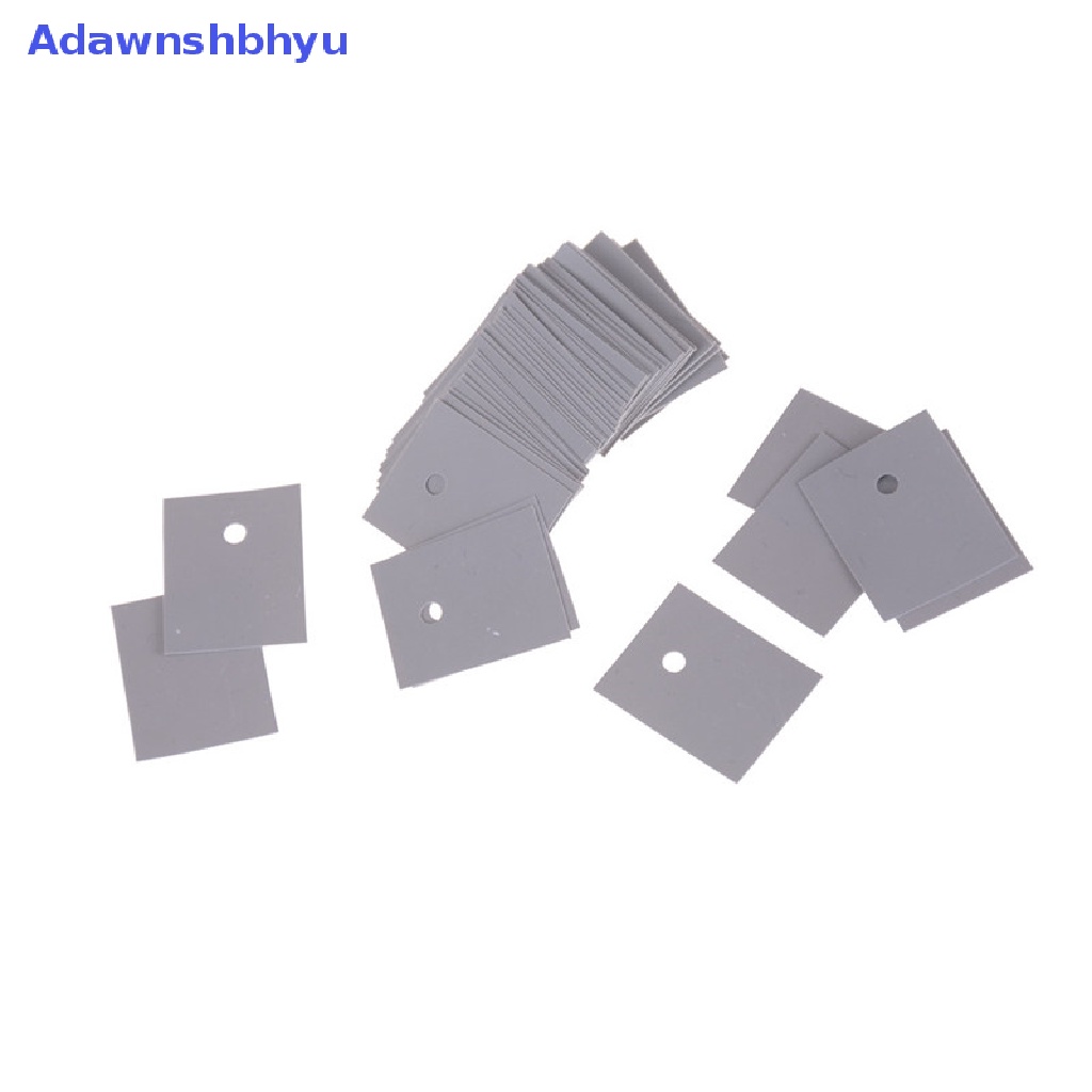 Adhyu 50pcs TO-247 Transistor Silicone Insulator Isolasi Lembaran20 * 25mm ID