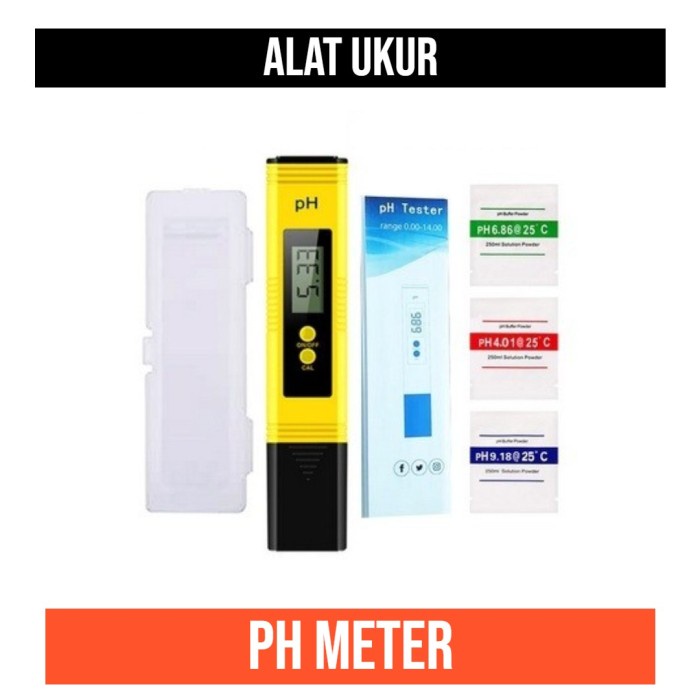 PH Meter Digital Tester Alat Ukur Asam Basa Pengukur Keasaman Air