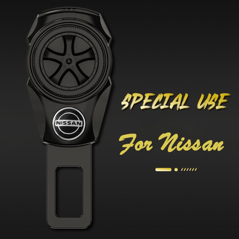 Nissan Zinc Alloy Seat Belt Muffler Car Seat Belt Extender Untuk Maret Almera Note Livina Juke X-trail Sentra Navara Kicks Tida Teana Aksesoris