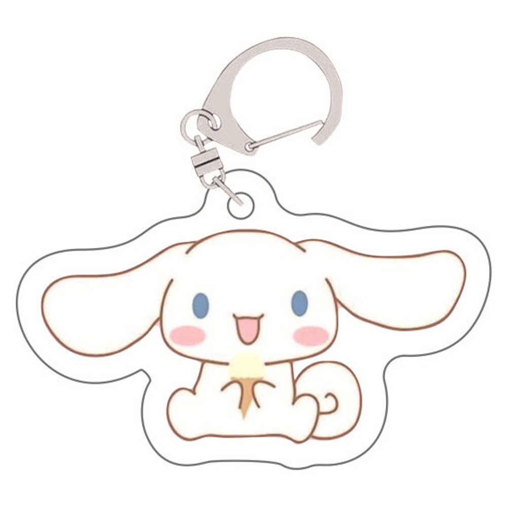 Sanrio Gantungan Kunci Akrilik Dua Sisi Untuk Gantungan Kunci Mobil, Tas Hadiah Yang Indah Untuk Cewek Cowok Key Ring Kreatif Transparan Lucu Populer Keychain Dekorasi Liontin