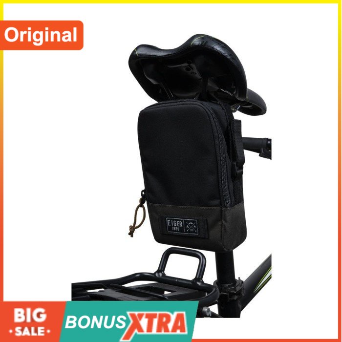 Tas Sepeda EIGER1989 X-BIKE SEATPACK CYCLING BAG Black 91000 6464 Original
