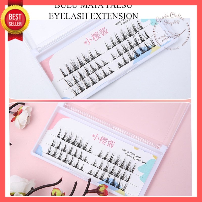 GOS -E409- Bulu Mata Palsu Eyelash Extension - Bulu Mata Tanam - Bulu Mata Palsu Natural
