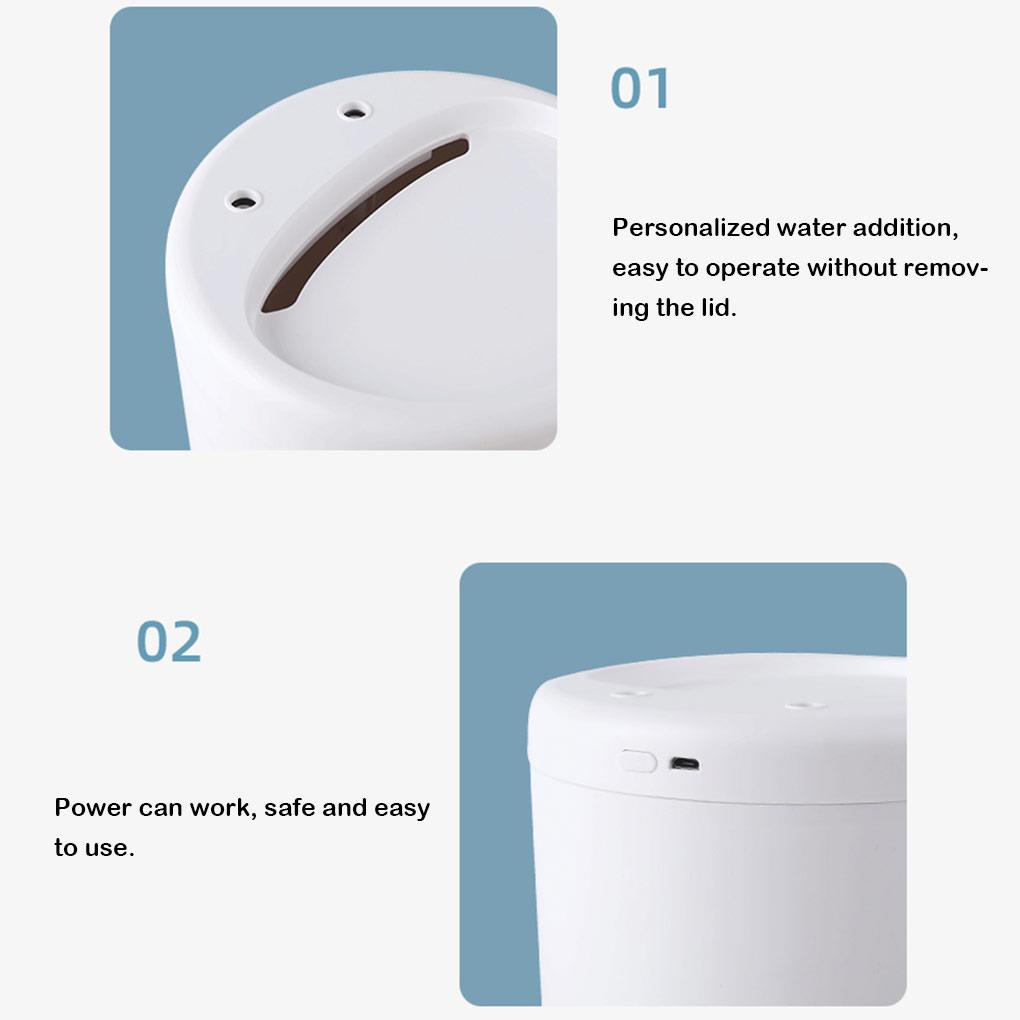 Humidifier Udara Kapasitas Besar Portable Mini Essential Oil Atomizer Aroma Diffuser USB Desktop Purifier Kamar Tidur