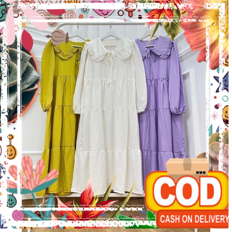 Gamis Midi Polos Anak (1-10th//GamisRayon//COD) / sayanganak