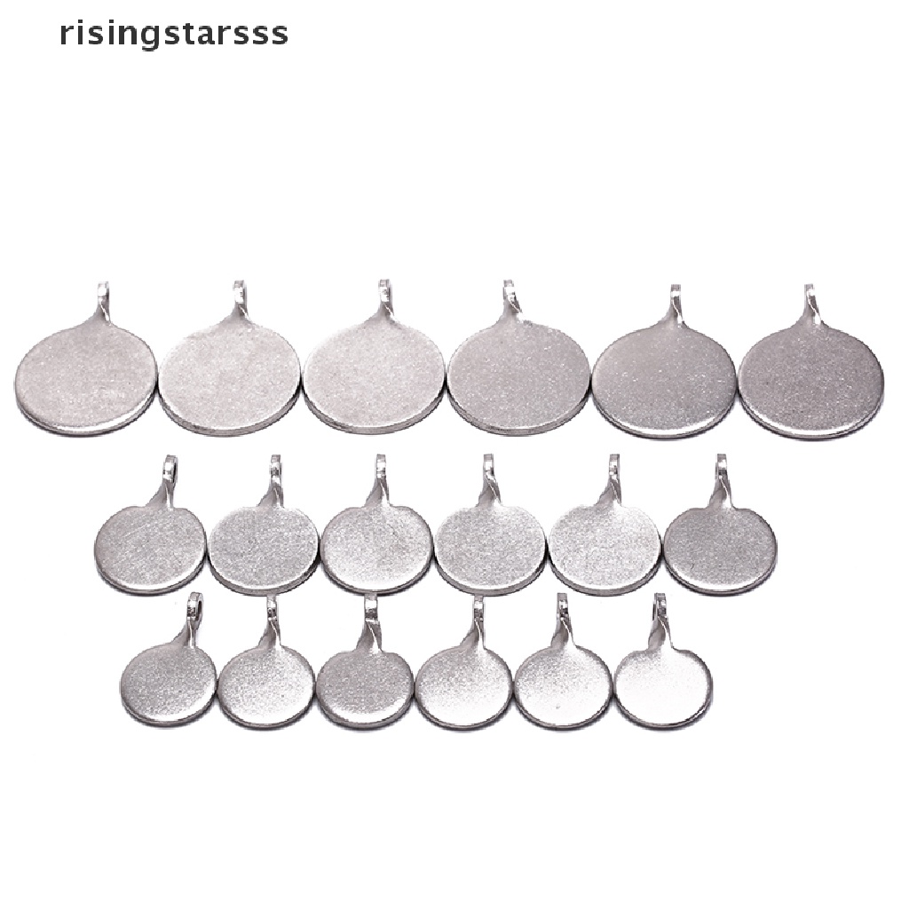 Rsid Span-new 6pcs hung stainless steel target bullseye shoog target Untuk Ketapel Jelly