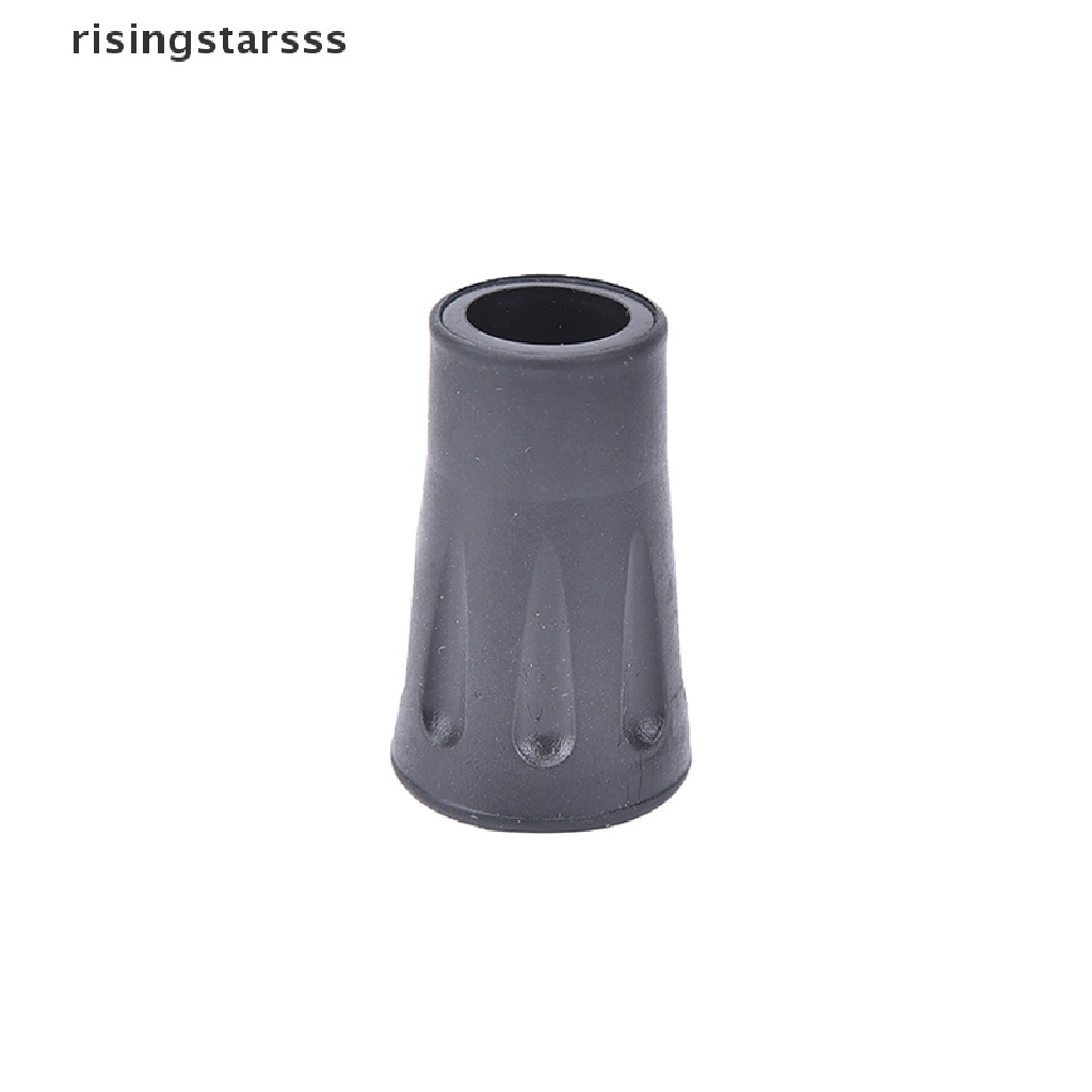 Rsid Span-New12-Karet Bertulang Tip End Cap Palu Tiang Trekking Hiking Walking Stick Jelly