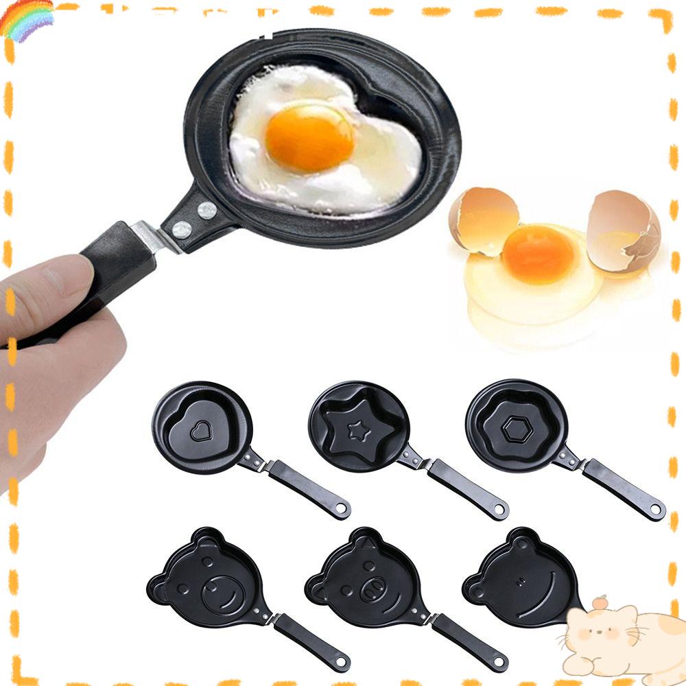 Solighter Breakfast Pan Home Wajan Penggorengan Anti Lengket DIY Mini