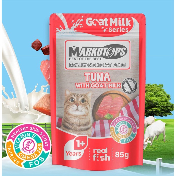 Markotops Wet Cat Food 85gr Makanan Basah Kucing Markotop Pouch 85gr