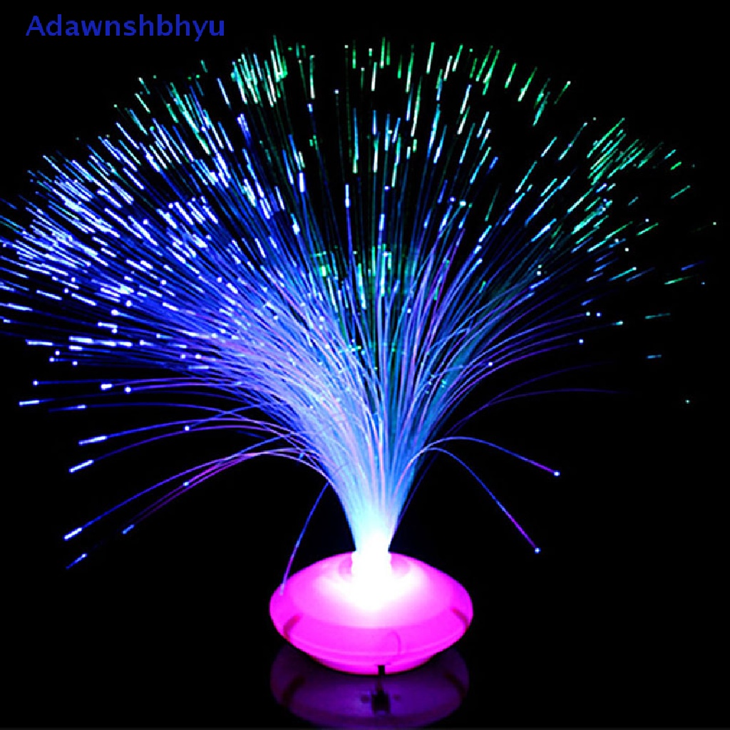 Adhyu Color Changing LED Fiber Optic Night Light Lamp Stand Home Decor Colorful ID