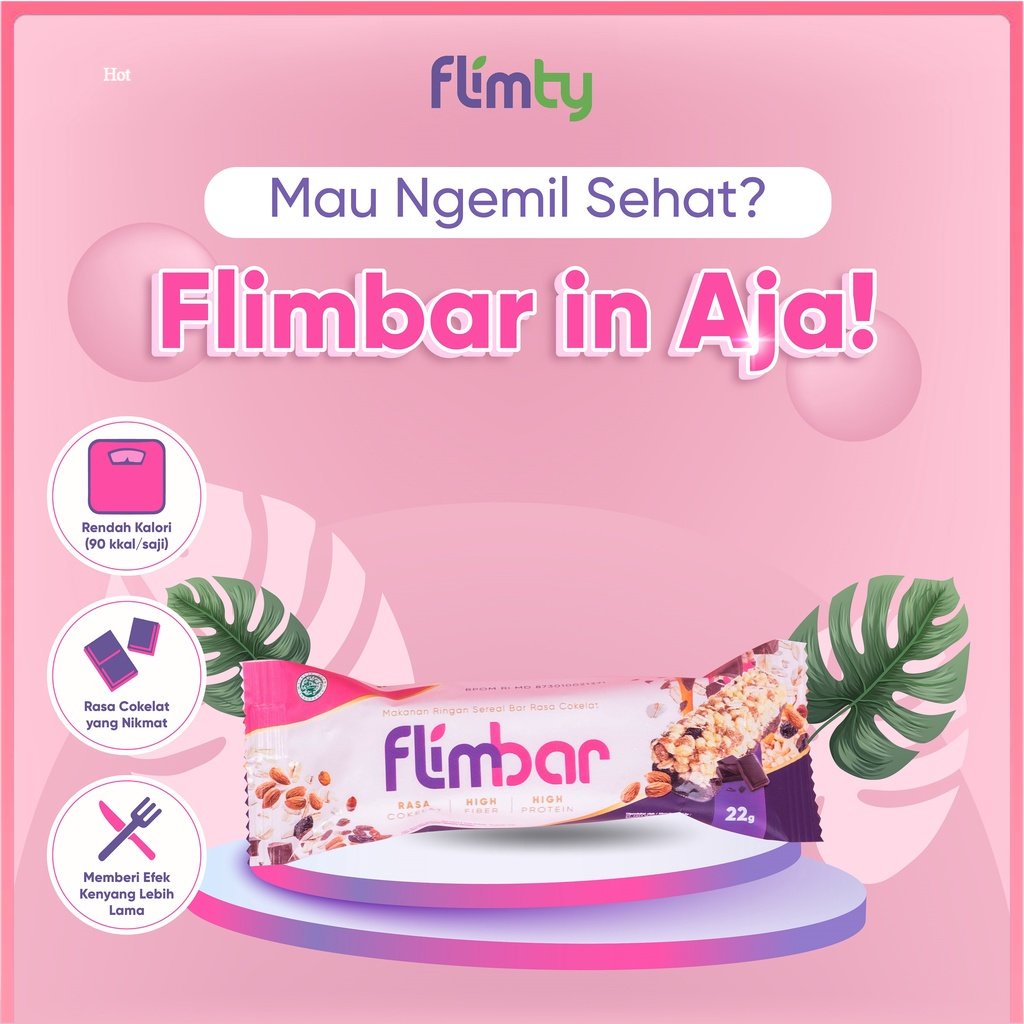 Flimbar (Snack Sehat) by Flimty - 1 Bar Cobain dulu! Surabaya