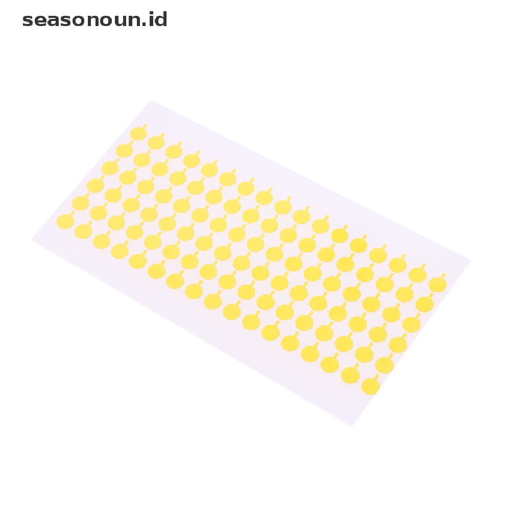 Seasonoun 100Pcs Stiker Pelindung Debu Stiker Tape Suhu Tinggi Untuk Ponsel pple X Xs 11 12Pro Kamera Infrared Dot Matrix Kamera Depan Sticker Pelindung.