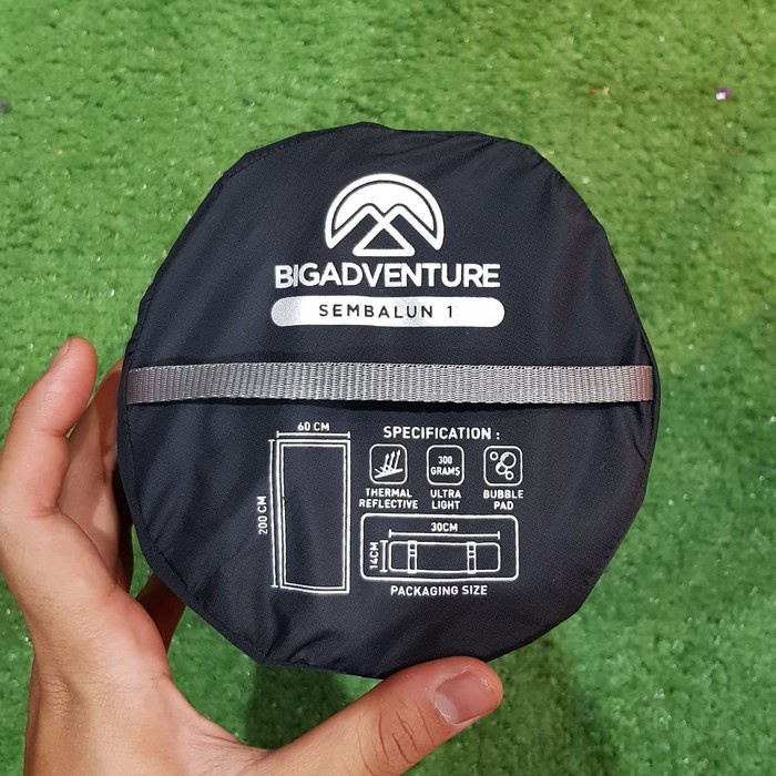 Matras Alumunium Foil Sembalun Single Double Bigadventure Camping Mattress  Bubble Pad Original