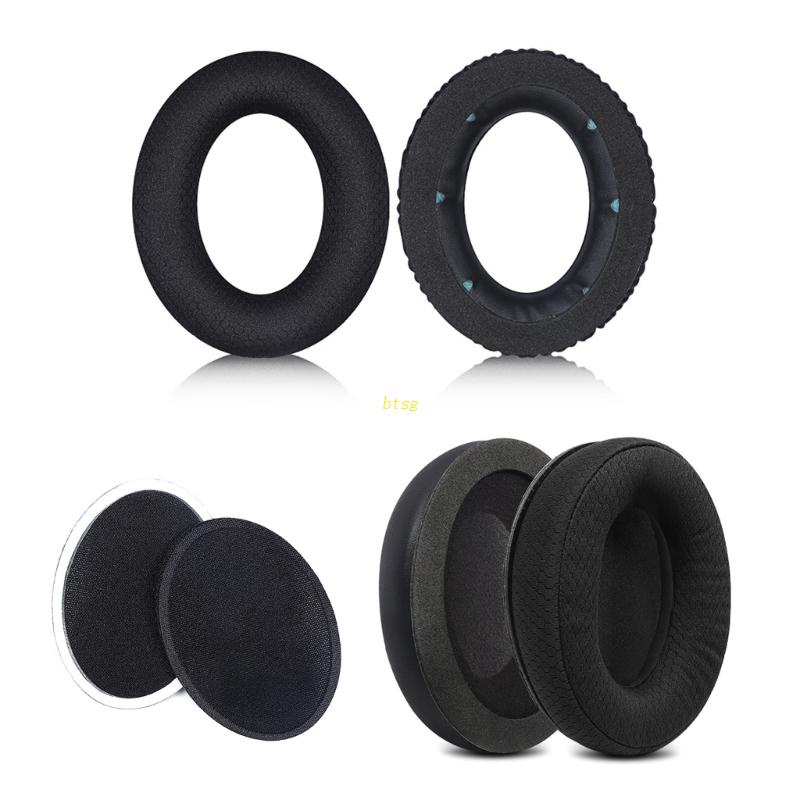 Bt 1pasang Mesh Earpads Ear Pads EarMuffs Pad Untuk Headset CloudRevolverS