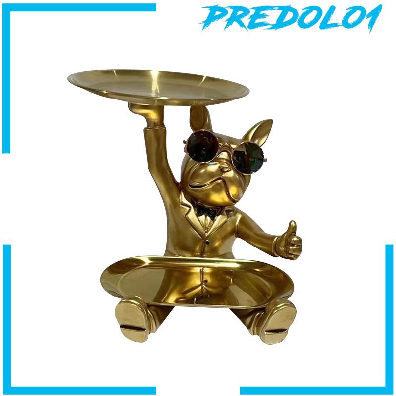 [Predolo1] Patung Nampan Penyimpanan Meja Hewan Desktop Figurine Untuk Kabinet Kamar Tidur