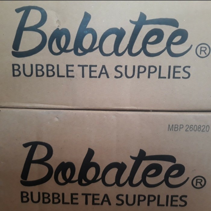 

BEST SELLER khusus gojek! boba tapioka pearl bubble bobatee 1 dus isi 10