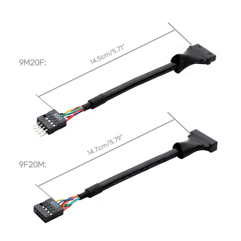 Kabel Converter btsg USB3.0 20Pin Ke 2.0 9pin/kabel Adaptor USB2.0 to-3.0 Casis PC