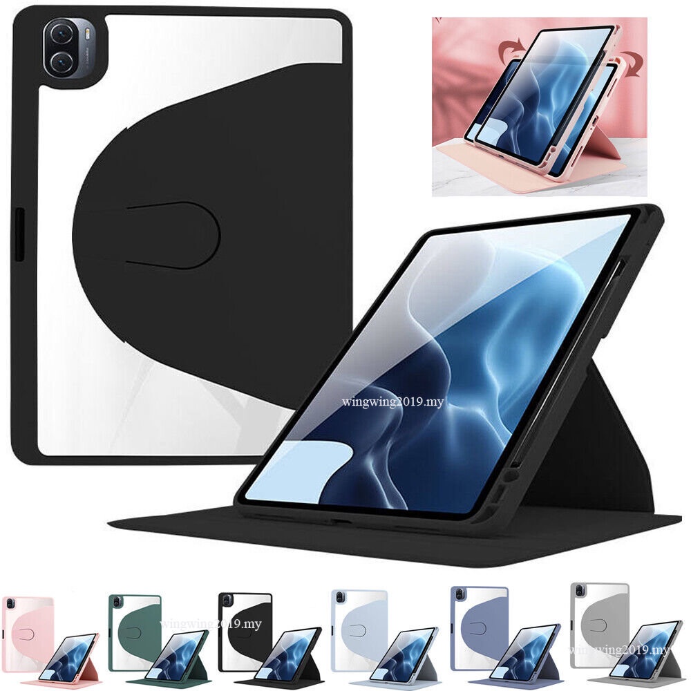 Untuk Xiaomi Mi Pad5 /Mi Pad 5pro 11&quot; Redmi Pad 10.61 Shockproof Smart Rotating Stand Case Clear Cover
