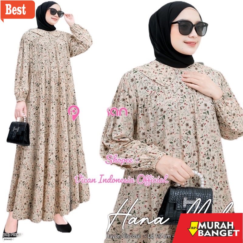 Tren baju lebaran wanita 2023- [VICAN] NEW HANA - BUNGA - KALANA - KIRANA - AYARA - CLARA - NAOMI - 