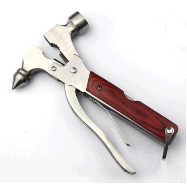 Set Perlengkapan Palu Multifungsi Multifunction Hammer Stainless Steel Alat Pertukangan