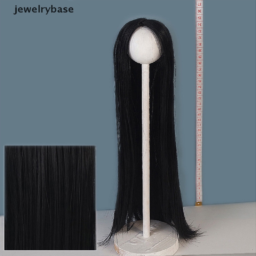 [jewelrybase] 1per6boneka 16.5-17.5CM Lingkar Kepala Rambut Panjang Boneka Wig Aksesoris Rambut Mainan Butik