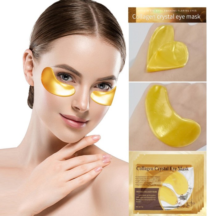 Collagen Crystal Eye Mask / Masker Mata Collagen Crystal Gold Eye Bag Mask / Eyemask Moisturizing