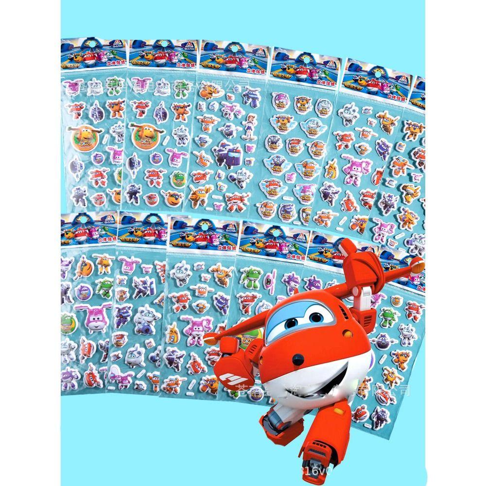 Agustin 3D Gelembung Busa Stiker Kartun Baru Trendi DIY Scrapbook Siswa Album Alat Tulis Stiker Dekoratif