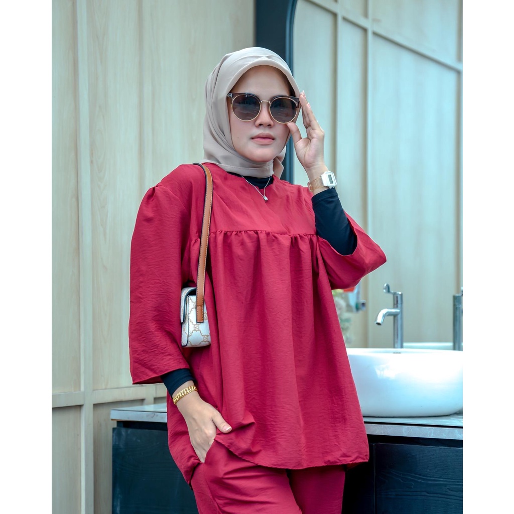AVE Sonia Set / Oneset Polyester Lengan Panjang