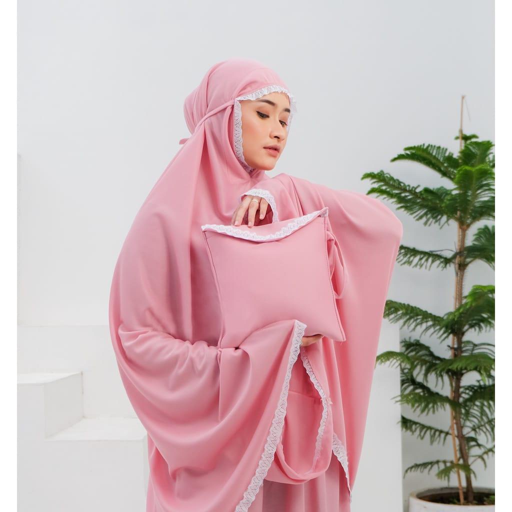 Mukena Amplop JERSEY Jumbo / Mukena Travel Renda Premium MUKENAH TRAVELING MUKENA TR Mukenah BAHAN JERSEY