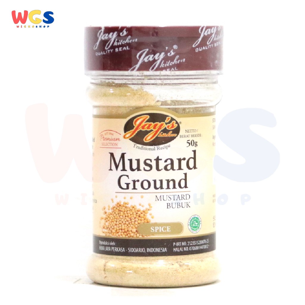 Jay's Kitchen Jays Mustard Powder Ground 50 gr - Bubuk Mustard