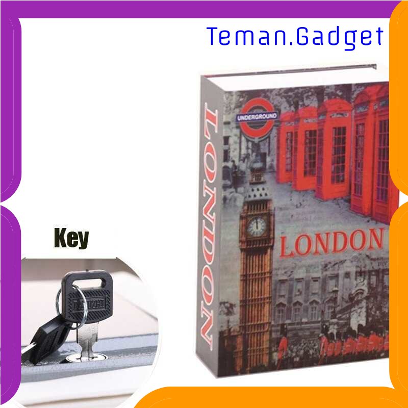 TG - KTK HOMESAFE Kotak Buku Novel Security Box Key Lock Size S - DHZ005