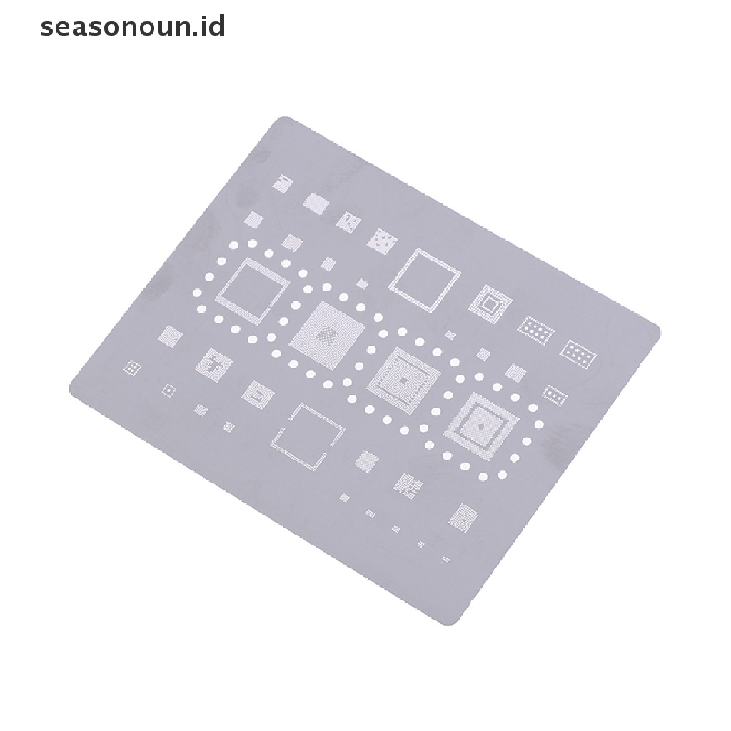 Seasonoun 1PC SAM14 BGA Reballing Stensil Untuk Exynos78707884 7885 7904 9610 9611 CPU A10.